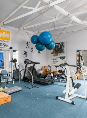 Fully equiped Physio gym at Wyndham Physio